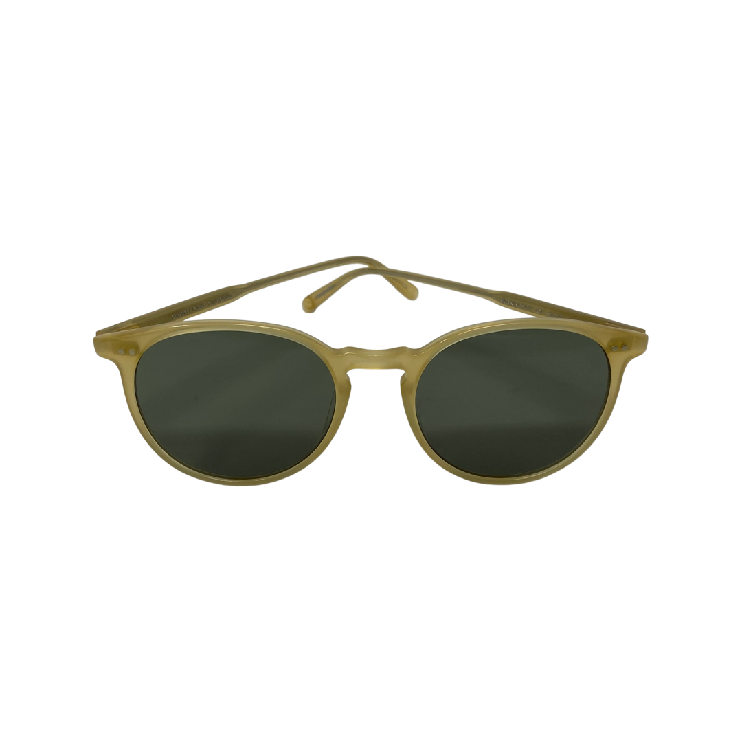 Garrett Leight Morningside Sunglasses-Yellow Front