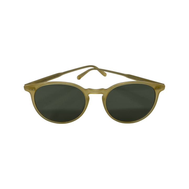 Garrett Leight Morningside Sunglasses-Yellow Front