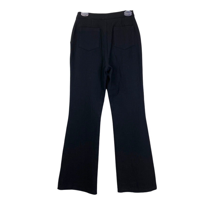 Ainsley Quinn Textured Bootcut Pant-Back