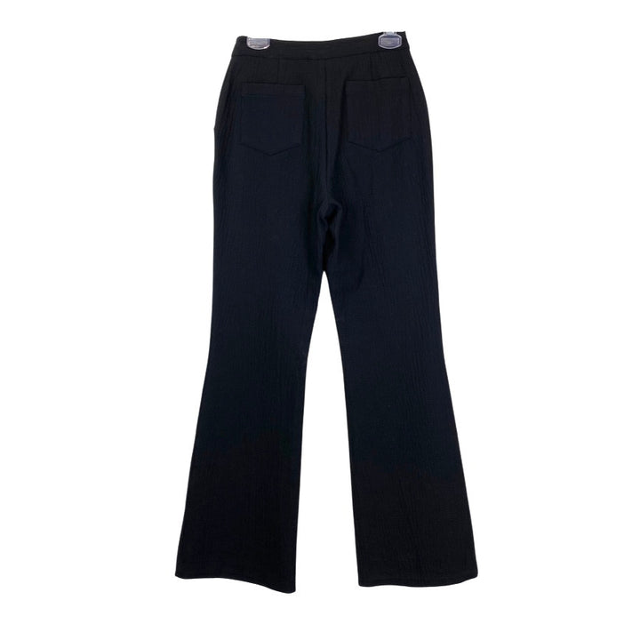 Ainsley Quinn Textured Bootcut Pant-Back