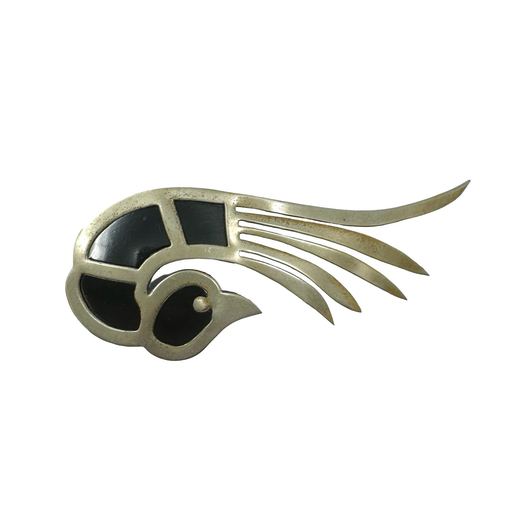 Vintage Stylized Bird Pin