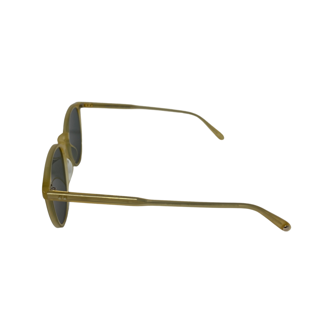 Garrett Leight Morningside Sunglasses-Yellow Side