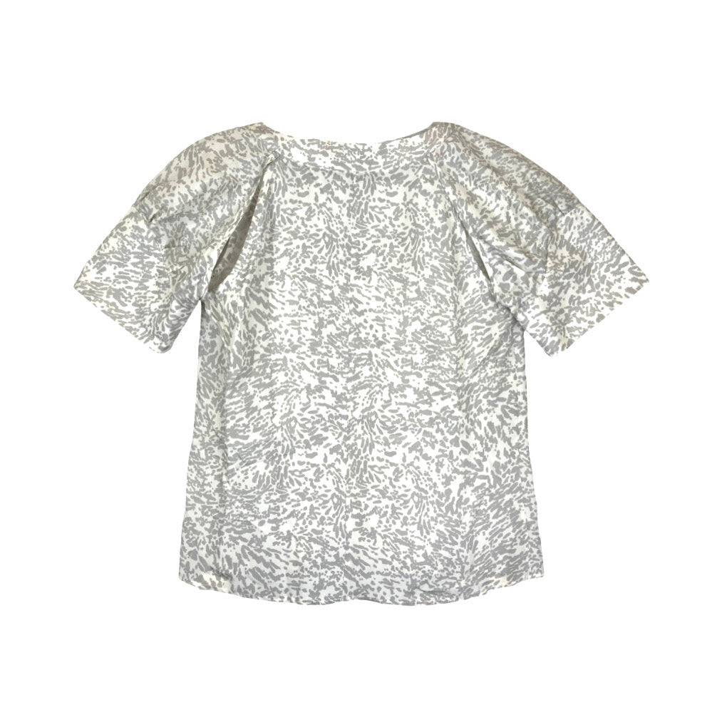 Z Spoke by Zac Posen Short Sleeved Abstract Print Top-Back