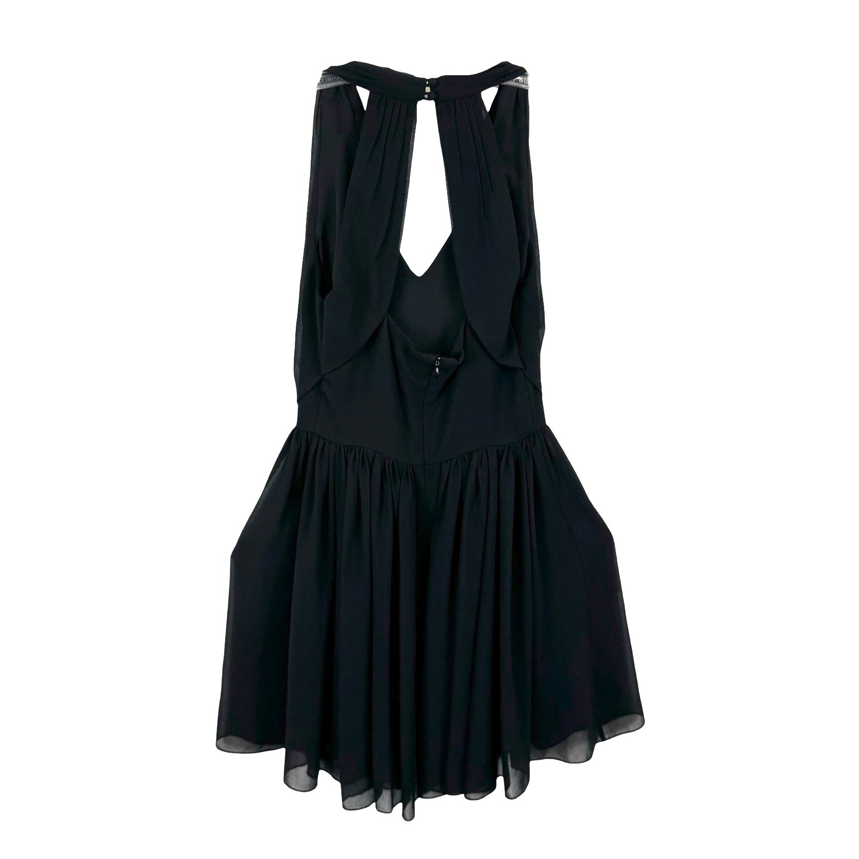 Armani Exchange V Neck Flowy Mini Dress