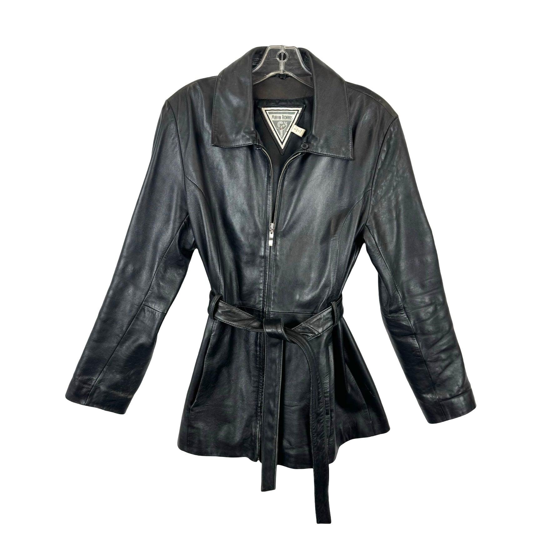 Vintage Marvin Richards Belted Leather Jacket