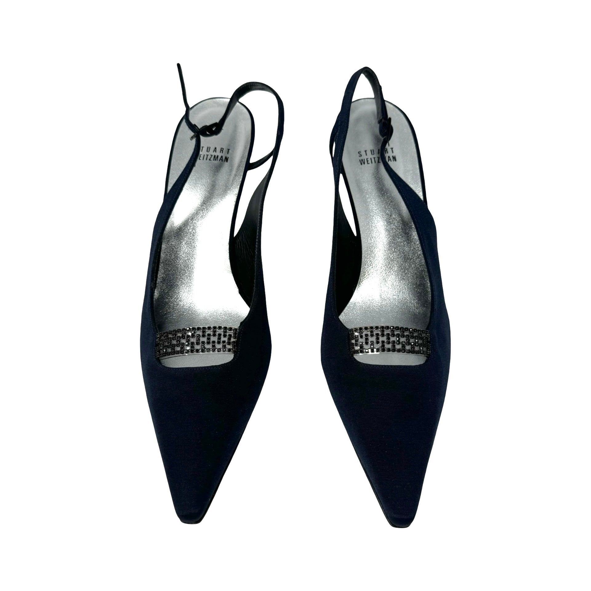 Stuart Weitzman Pointed Toe Slingback Heel