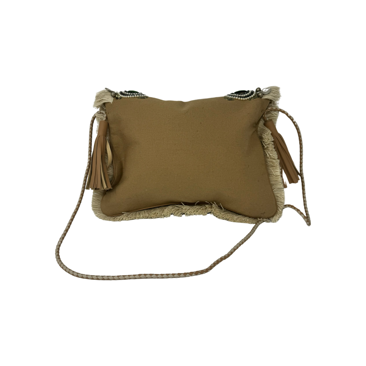 Shashi Jewel Embellished Crossbody Bag-Back