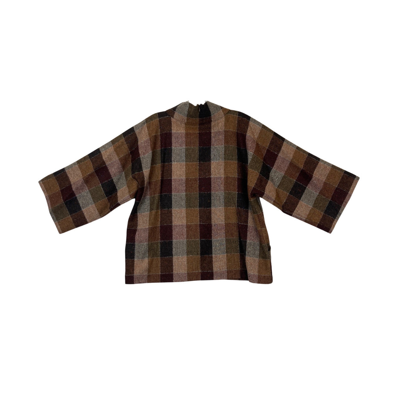 Kal Rieman Plaid Wool Popover To-back