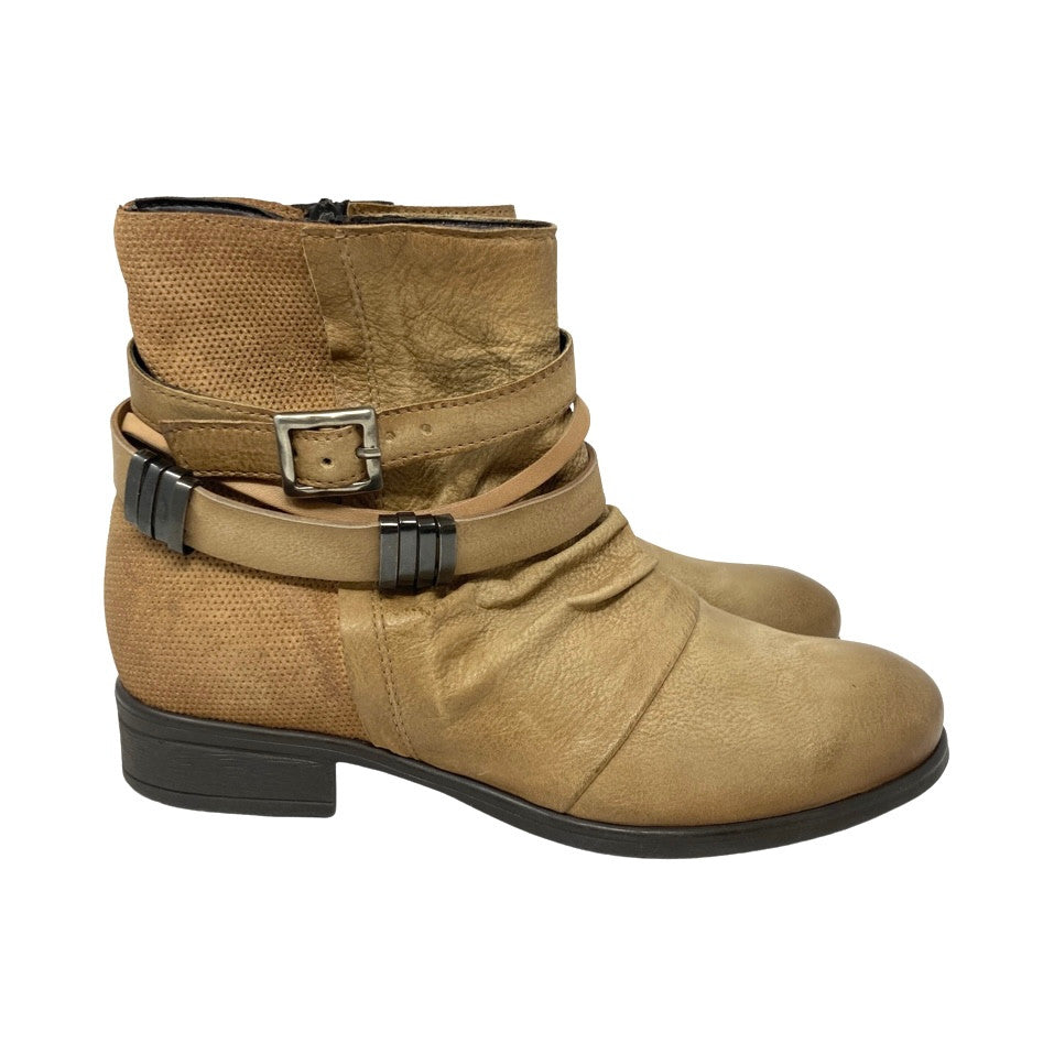 Miz Mooz Ankle Strap Detail Boots-beige thumbnail