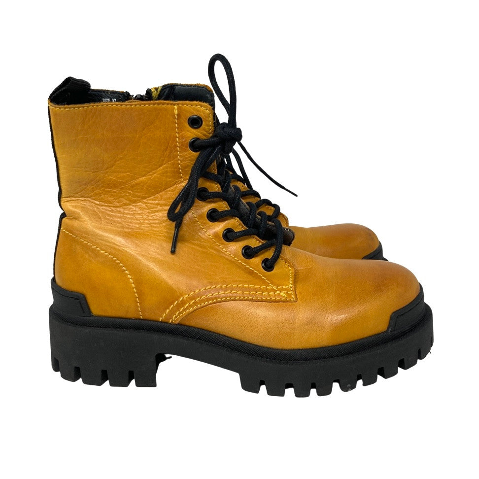 Miz Mooz Tan Combat Boot-thumbnail