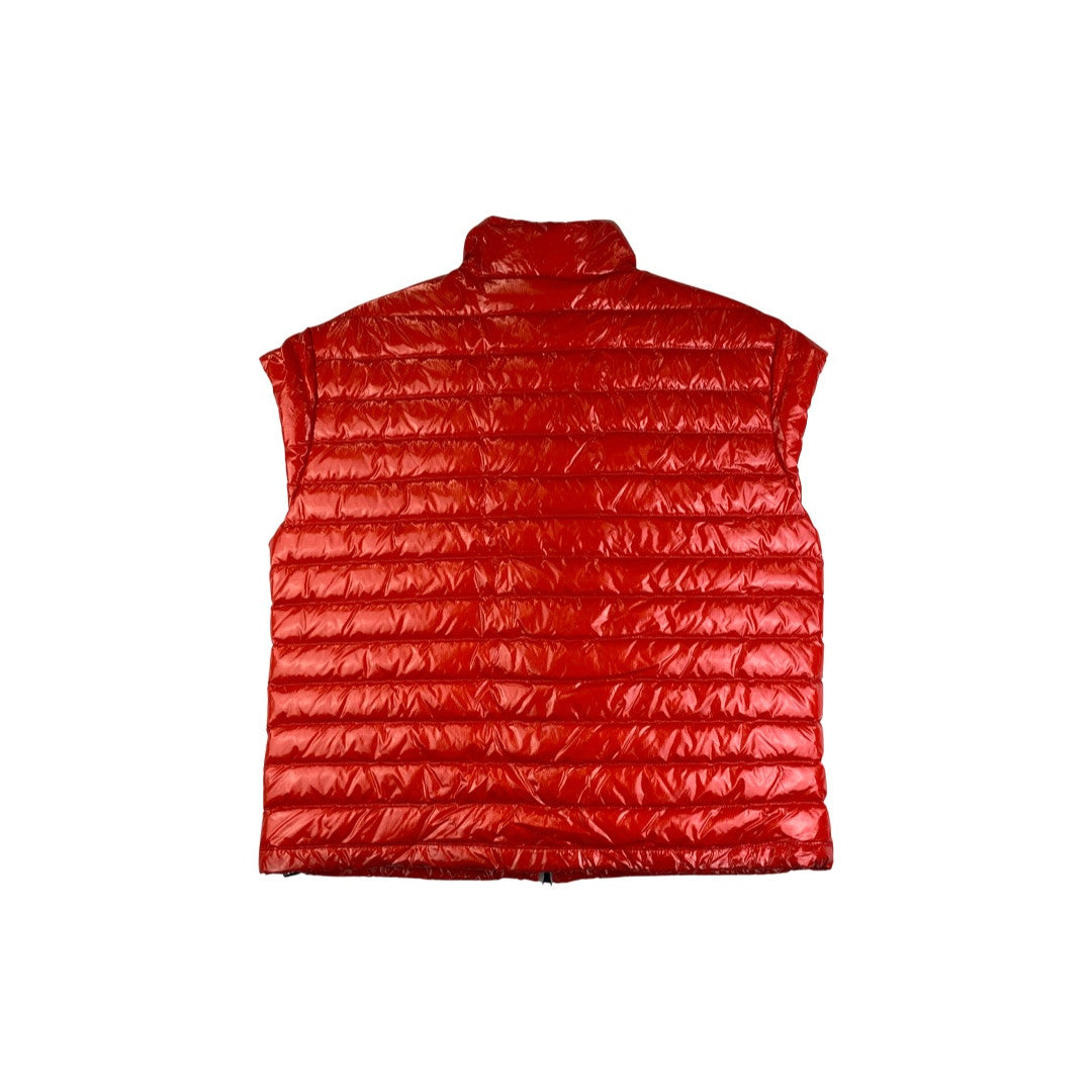 Bogner Anuk Boxy Fit High Shine Puffer Vest-Back