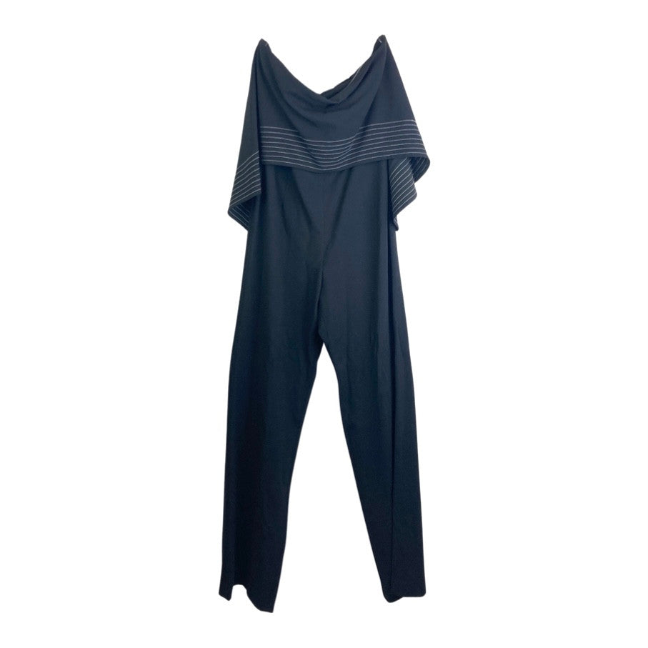 Intermix Draped Top Strapless Jumpsuit-Thumbnail