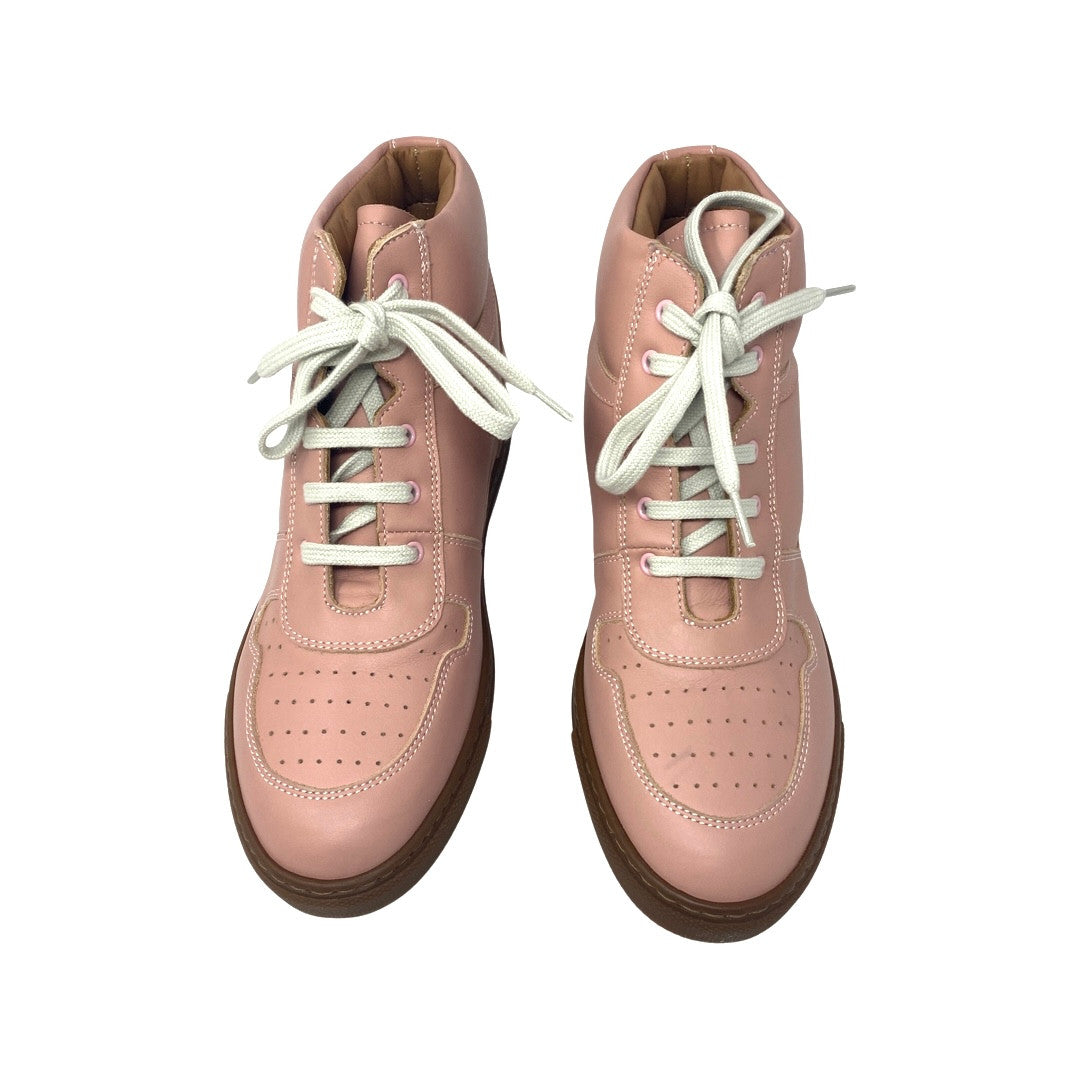 Woman by Common Projects BBall Internal Wedge Sneakers-Front