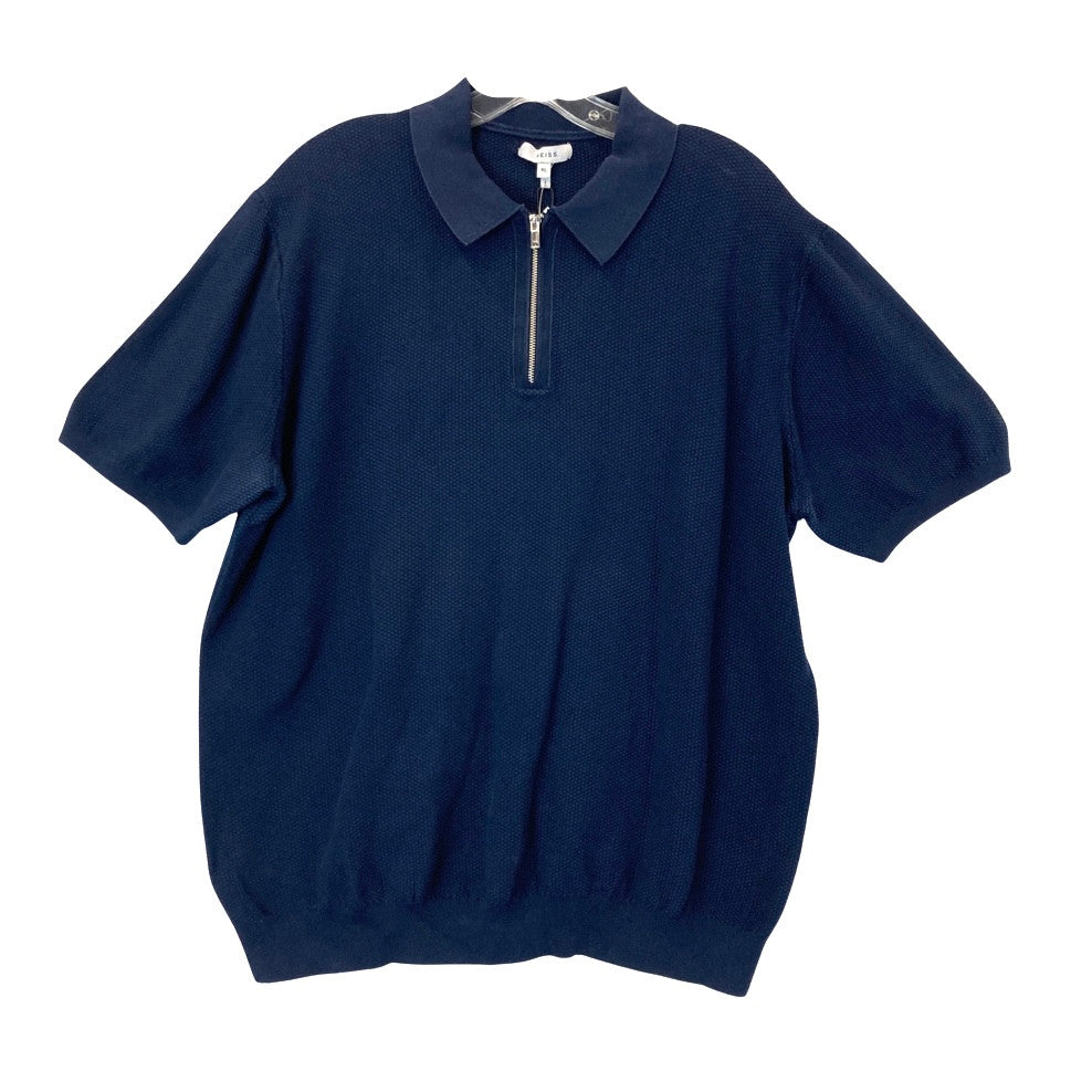 Reiss Tomas-Short Sleeve Micro Textured Shirt-Thumbnail