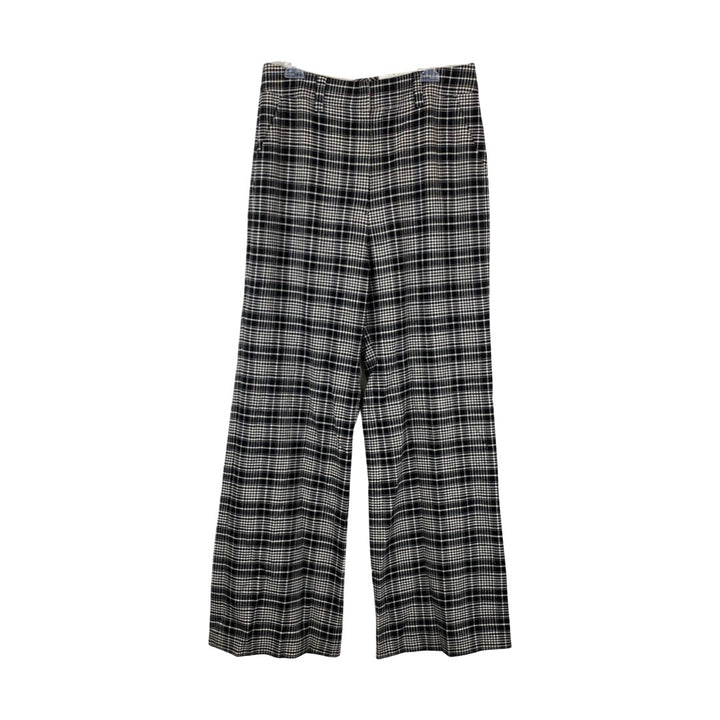 Tanya Taylor Straight Leg Plaid Pants-Thumbnail