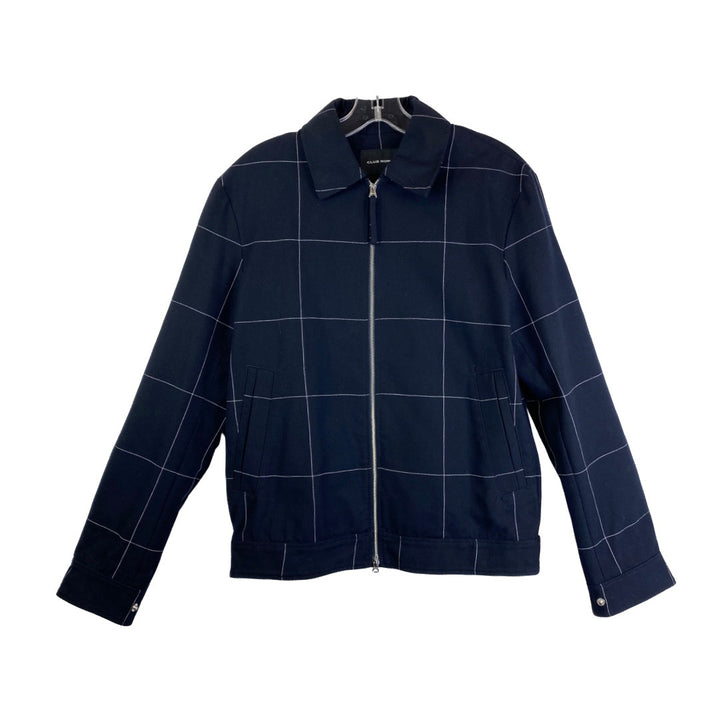 Club Monaco Windowpane Zip Front Jacket-Thumbnail