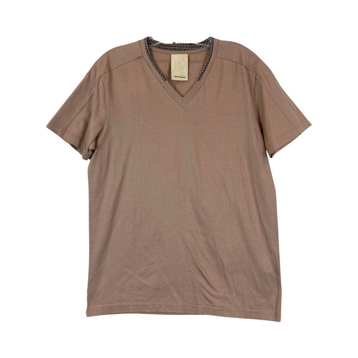 Wooyoungmi V-Neck Cotton T-Shirt-Thumbnail