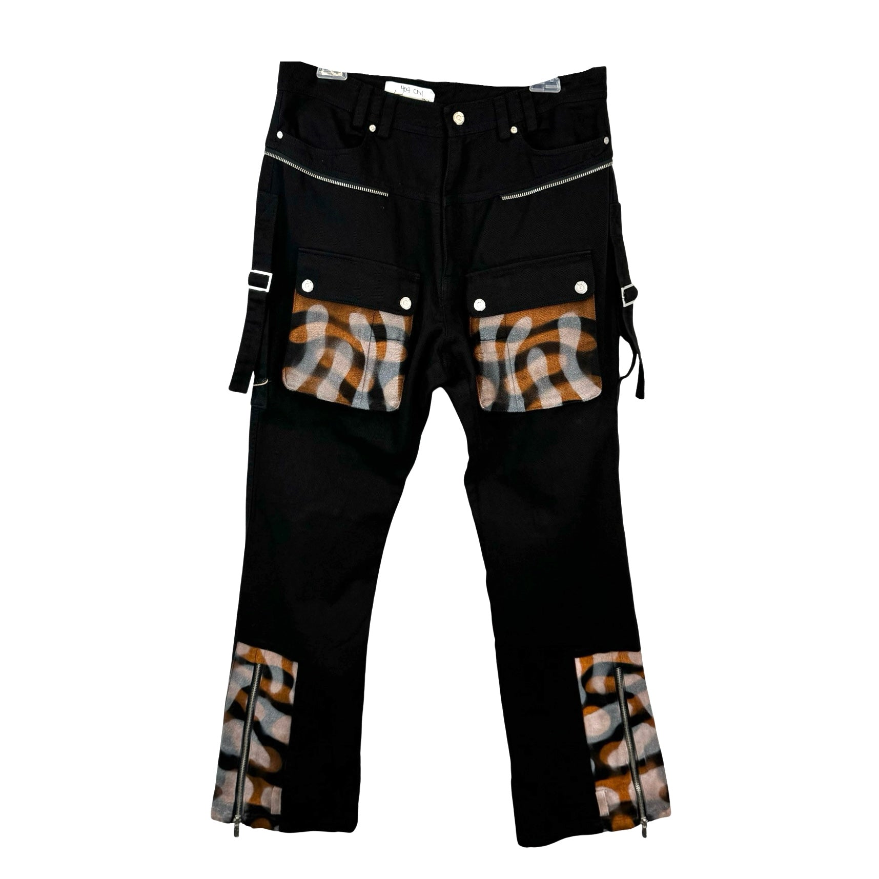 Salvage Renaissance x Henry Kramer Upcycled Graffiti Accent Utility Pants