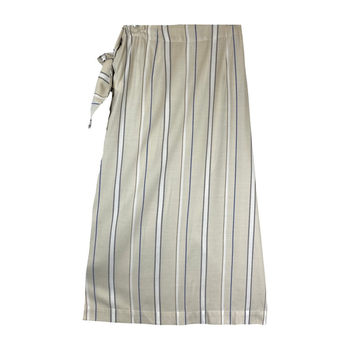 Kal Rieman Summer Wrap Skirt-beige back