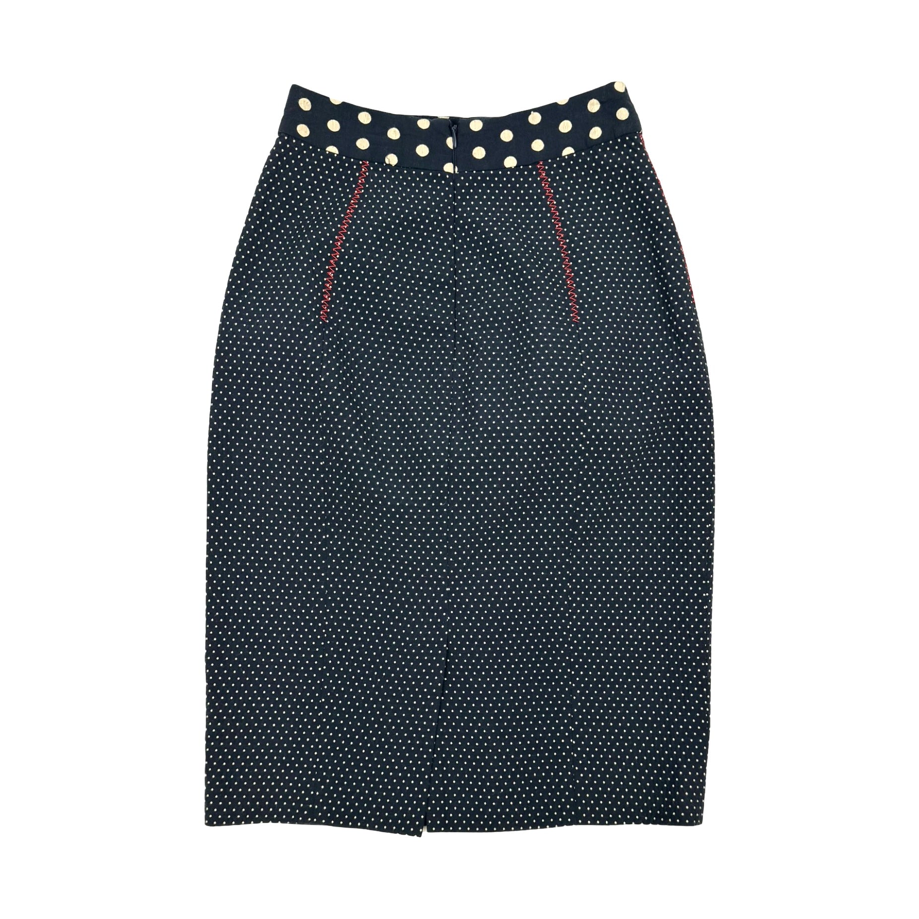 Yoana Baraschi Polka Dot Midi Skirt