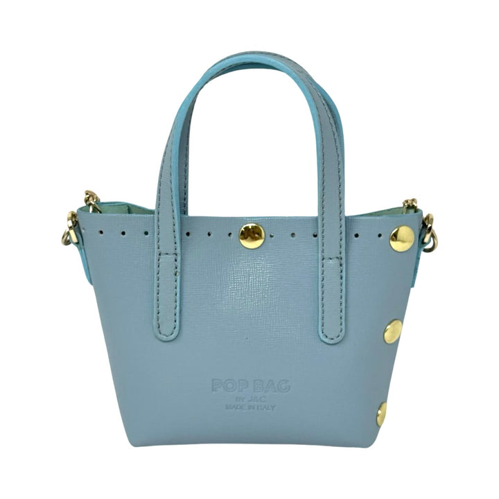 Pop Bag Micro Crossbody Bag-Blue Front