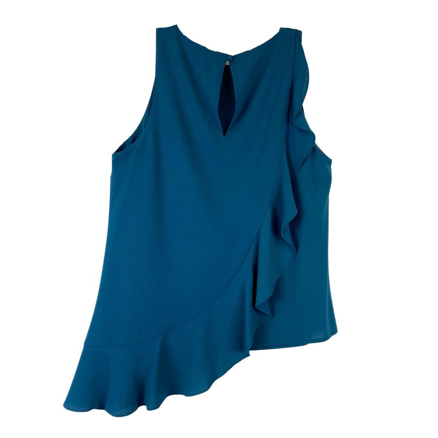 Zac Zac Posen Asymmetrical Ruffle Top-Back