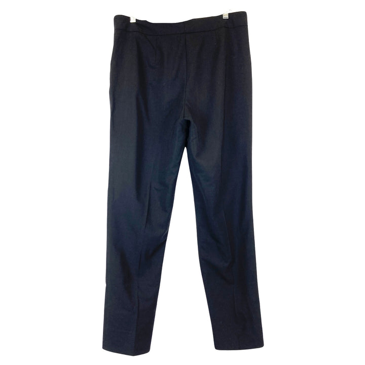 Oscar de la Renta Wool Blend Trouser