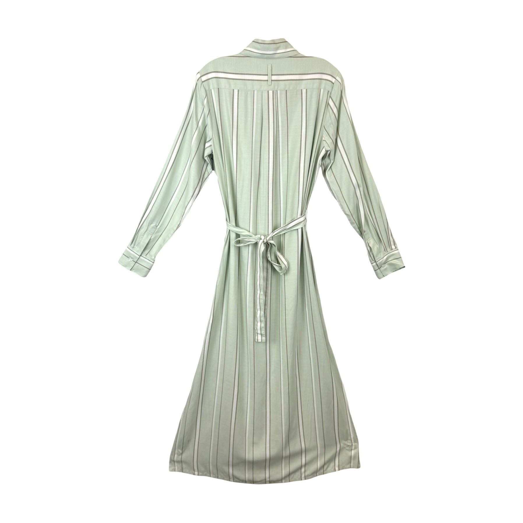 Kal Rieman Stripe Maxi Shirt Dress