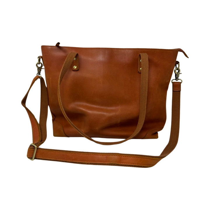 S-Zone Genuine Leather Work Tote Bag