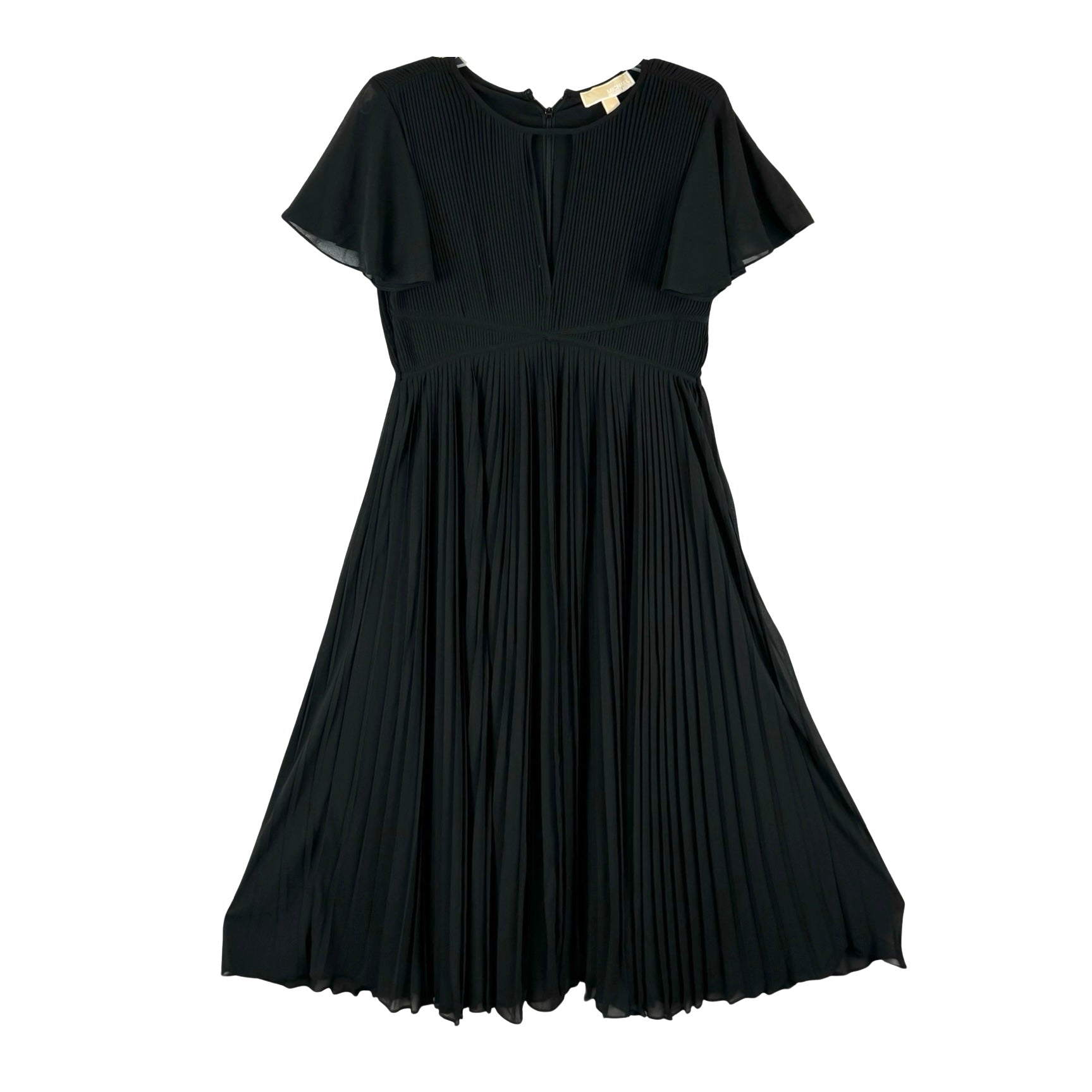 MICHAEL Michael Kors Pleated Keyhole Dress