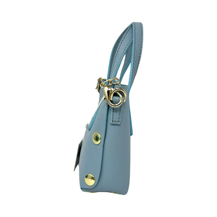 Pop Bag Micro Crossbody Bag-Blue Side