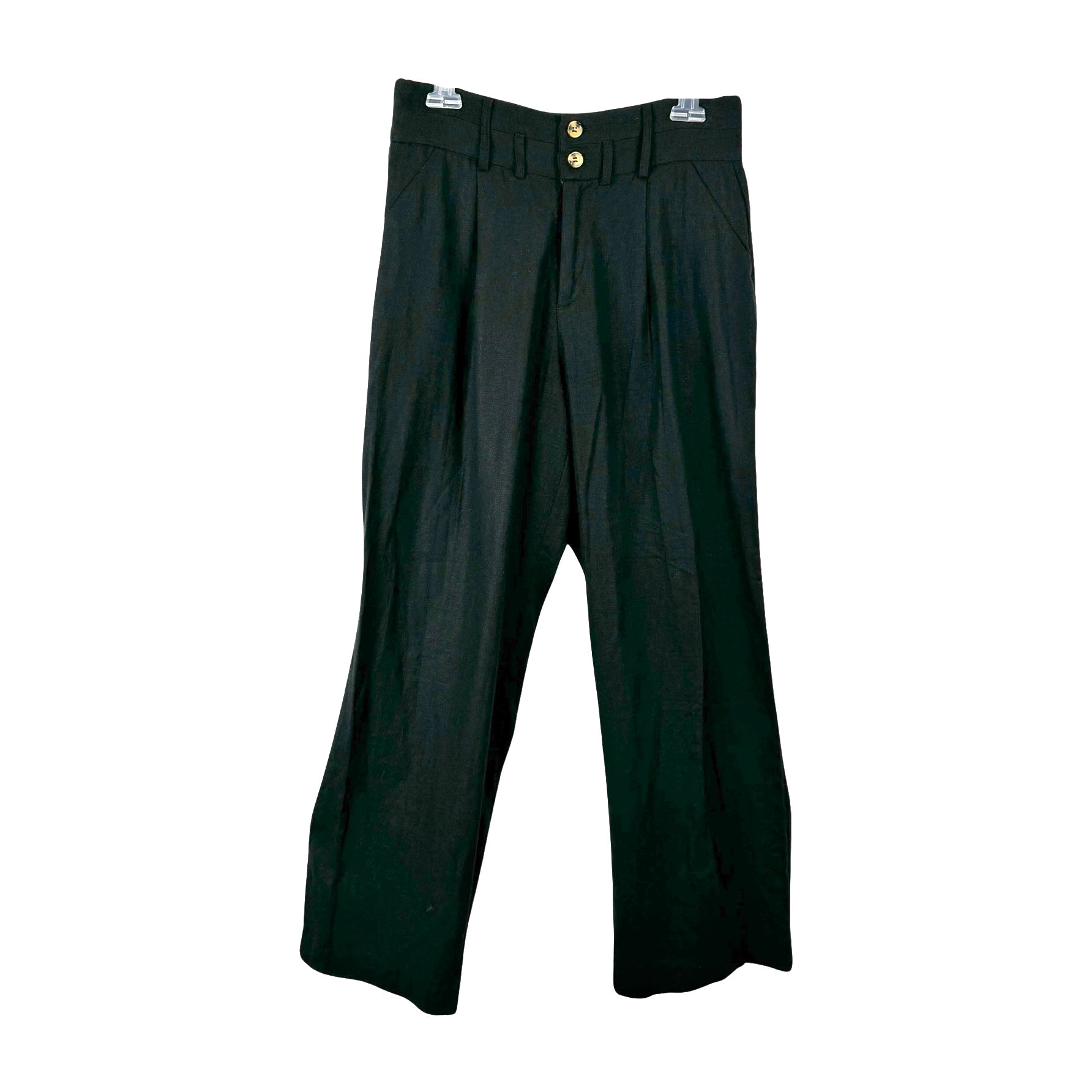 Crosby Wide Leg Linen Trouser Pants