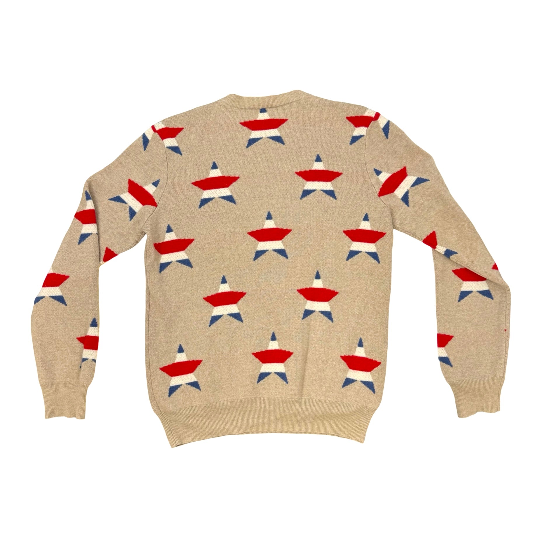 Maison Kitsuné Wool Blend Star Print Sweater