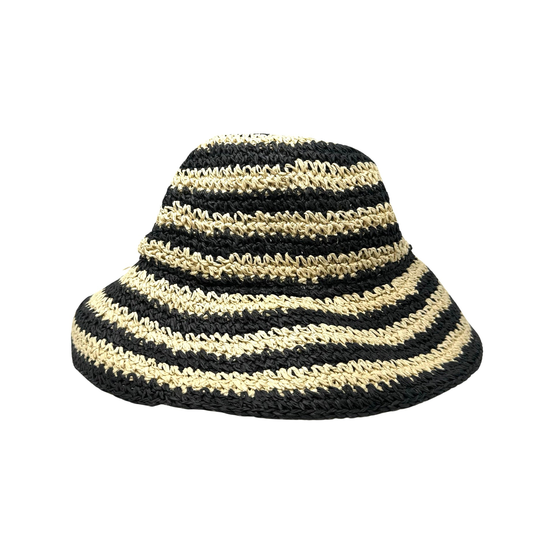 Shiraleah Black Stripe Jackie Hat