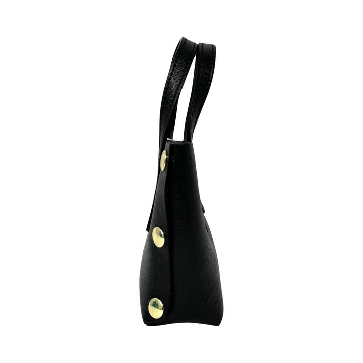 Pop Bag Micro Crossbody Bag-Black Side