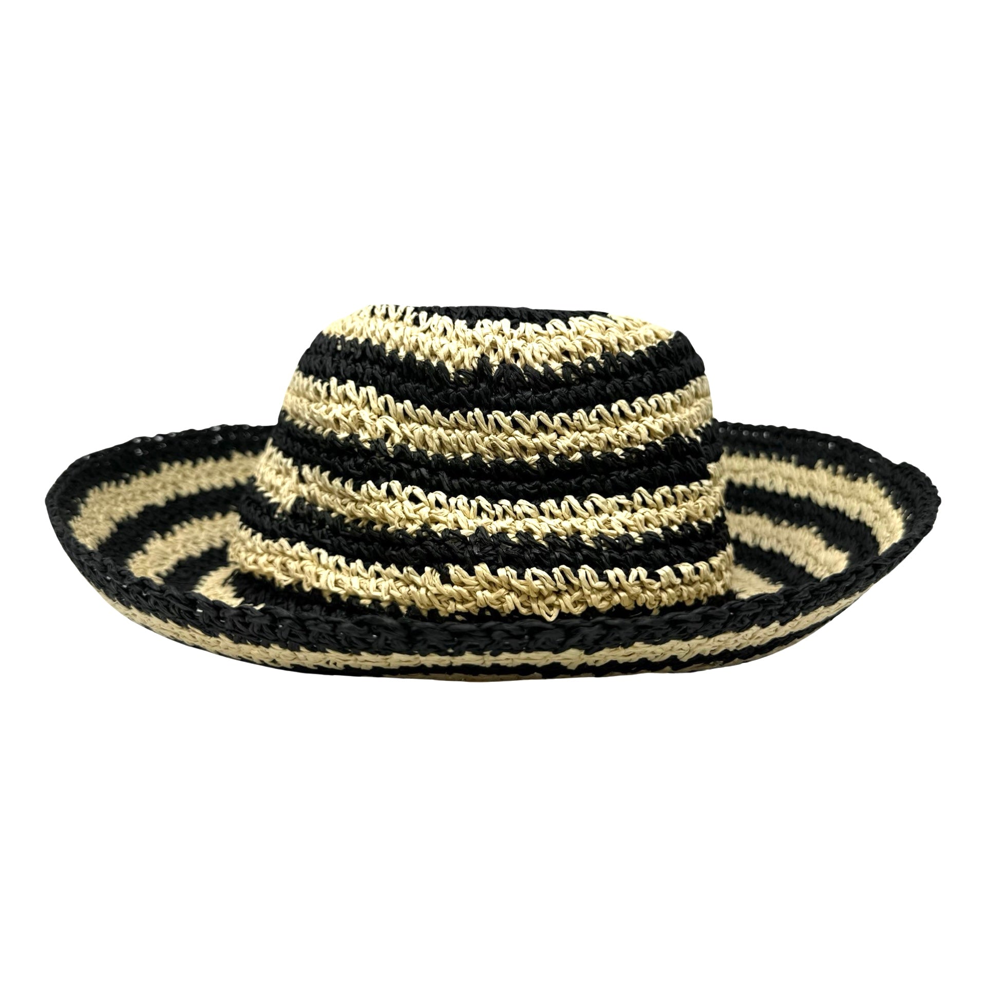 Shiraleah Black Stripe Jackie Hat