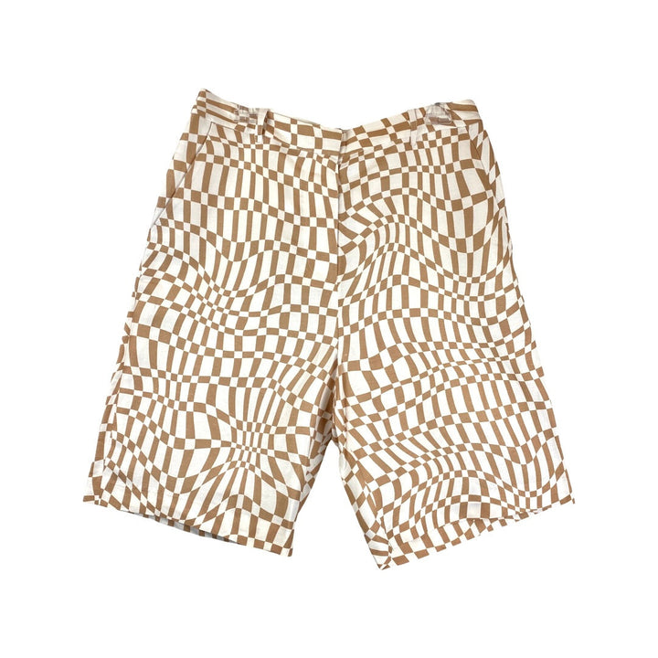 LBV Psyche Print Linen Shorts-Thumbnail