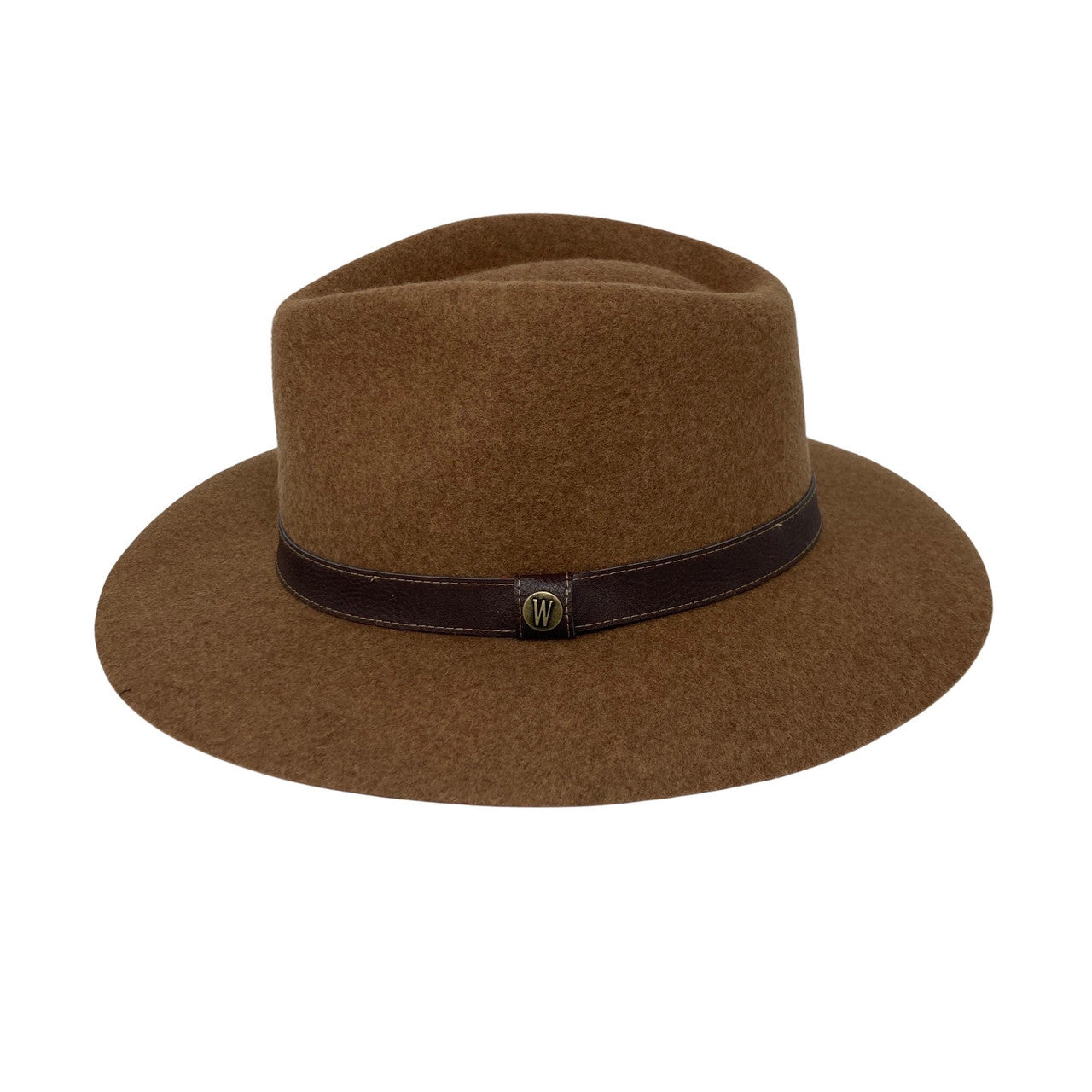 Wallaroo Hat Company Wool Felt Durango Fedora-brown side