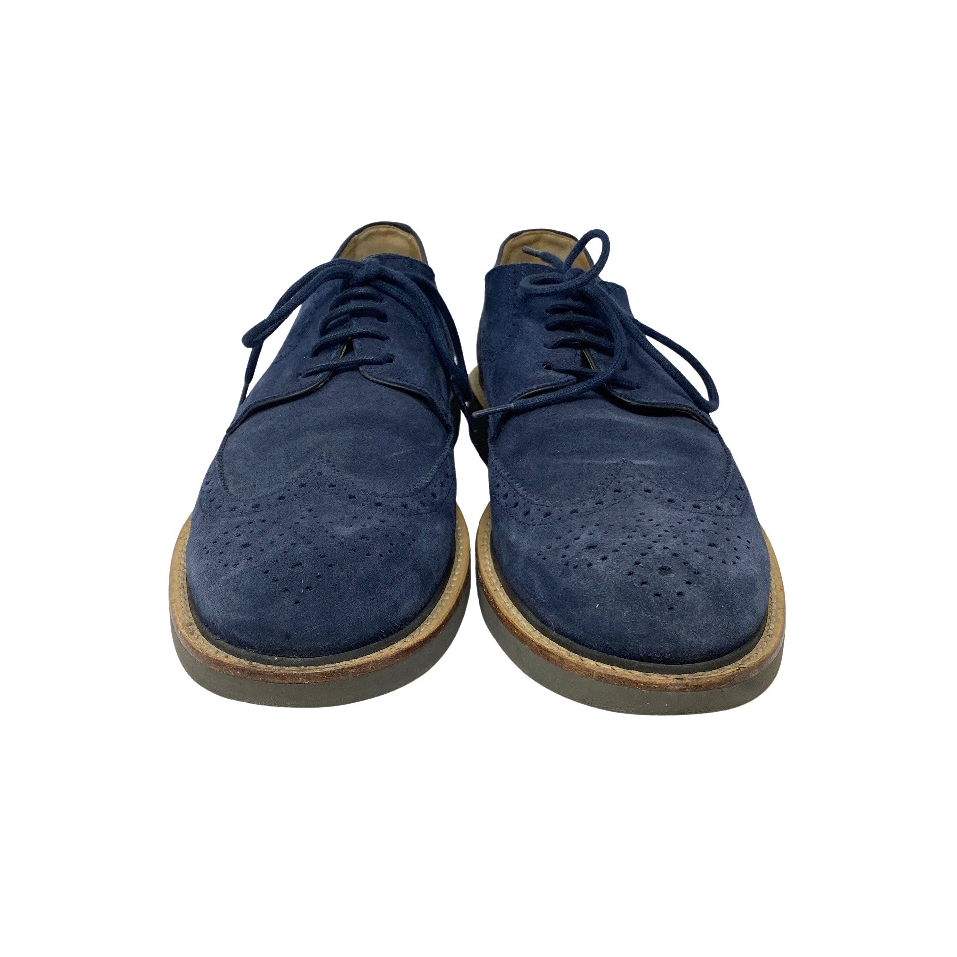 Tod's Suede Wingtip Brogue Lace Up Shoes