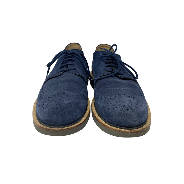 Tod's Suede Wingtip Brogue Lace Up Shoes