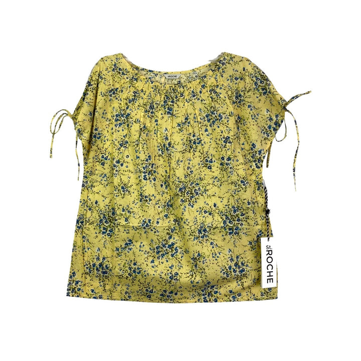 St. Roche Open Shoulder Floral Blouse-Thumbnail