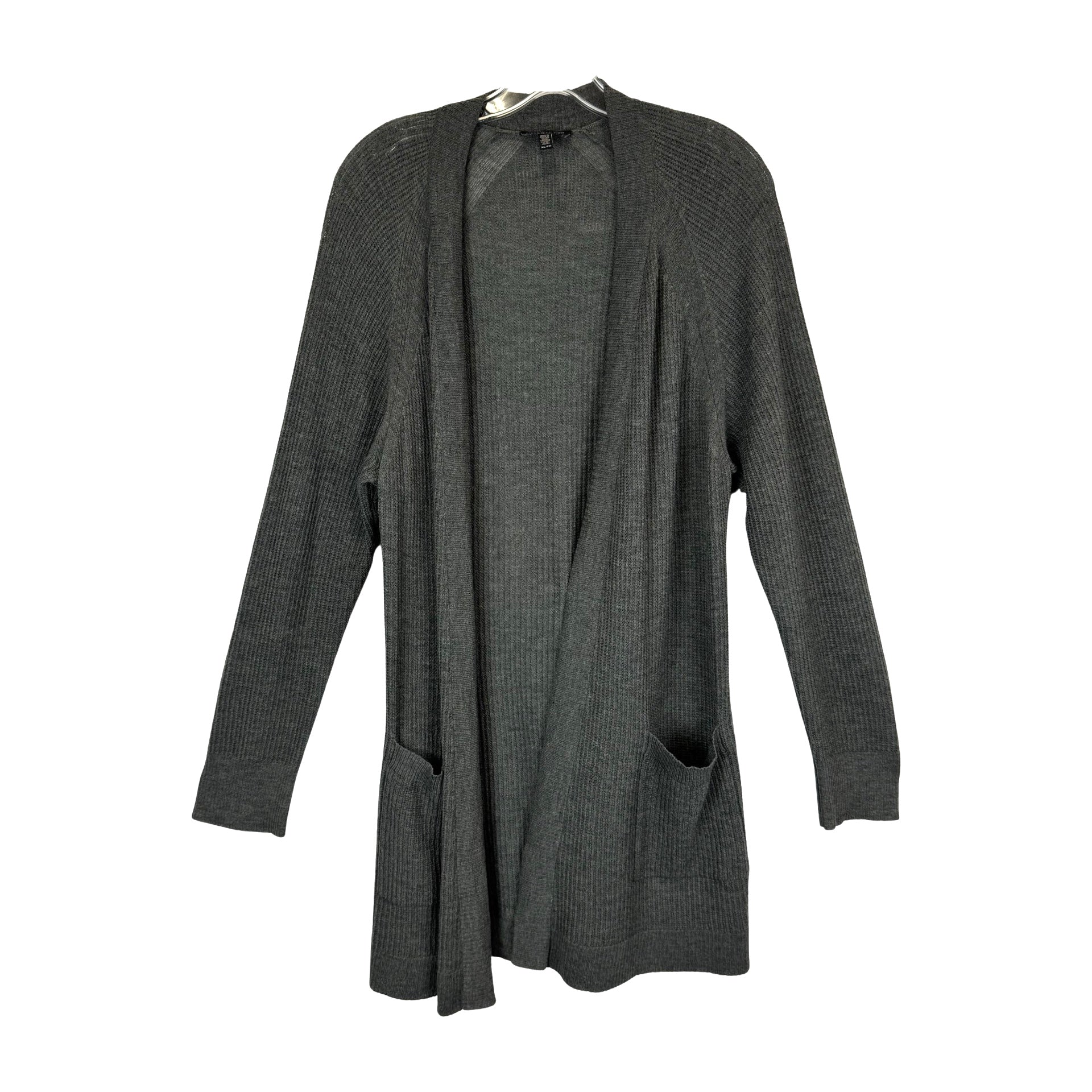 Eileen Fisher Wool Open Front Cardigan