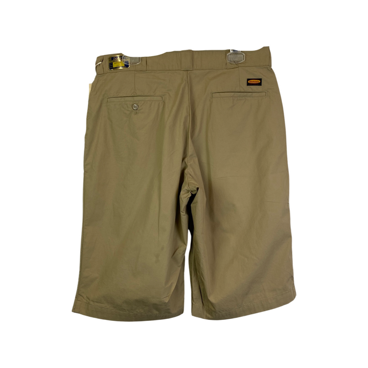Dickies x Palmer Trading Company Uniform Pleated Paper Cloth Khaki Shorts-Back