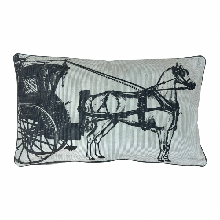 Thomas Paul Horse and Carriage Print Pillowcase-thumbnail