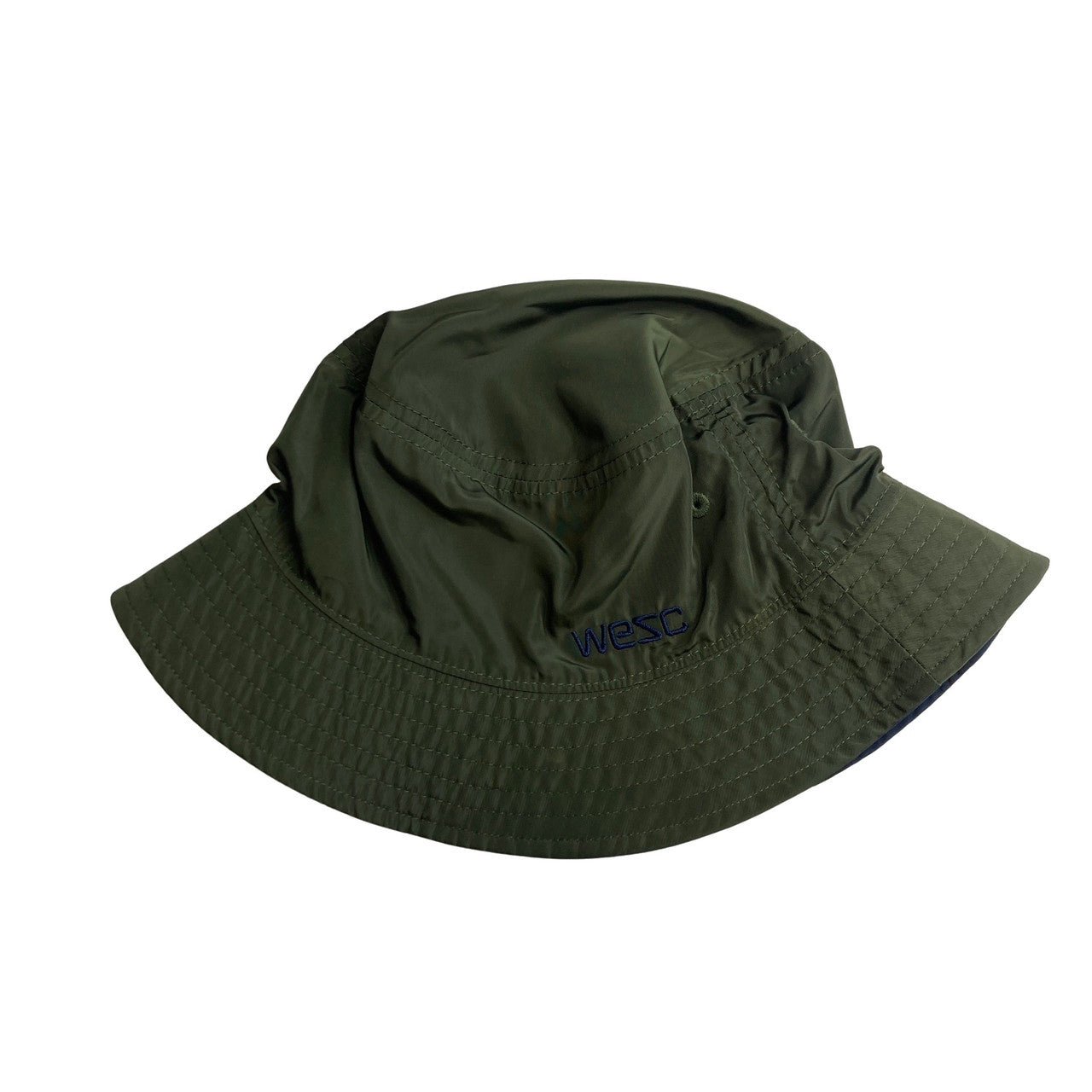 WESC Reversible Nylon Bucket Hat-green side