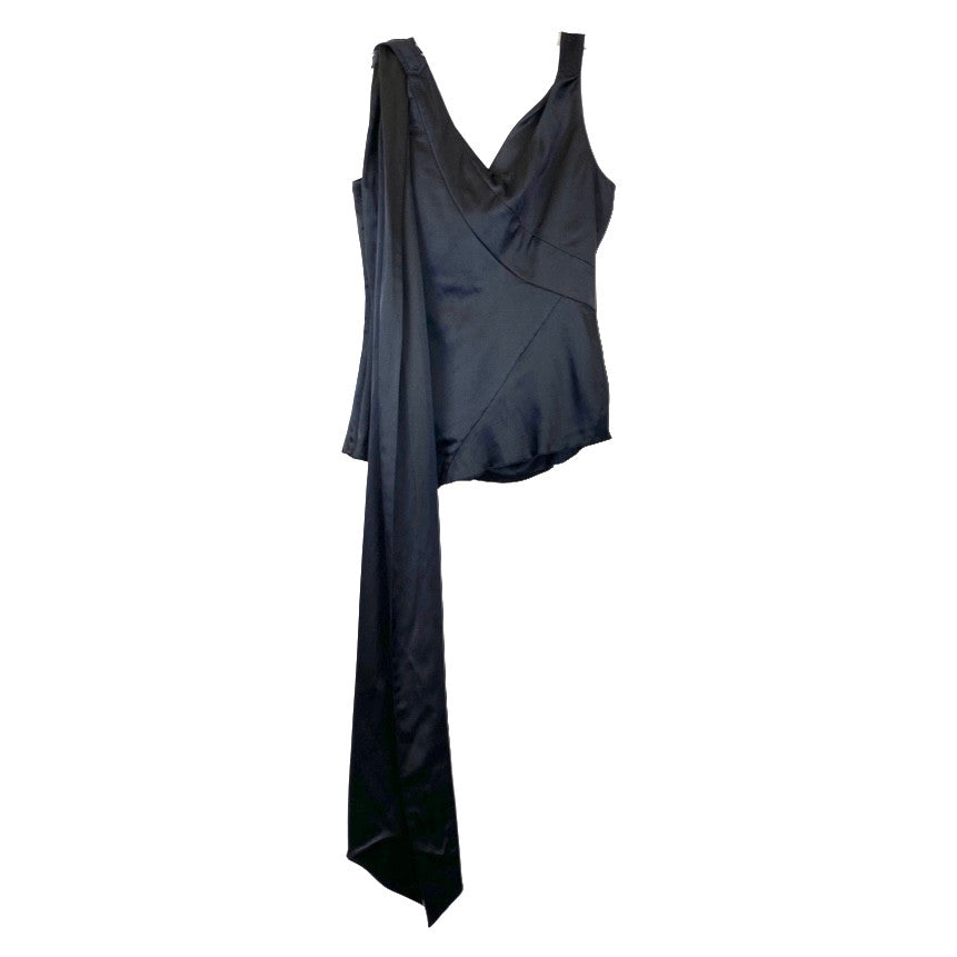 Zac Posen X Target Draped Grecian Top-Black back