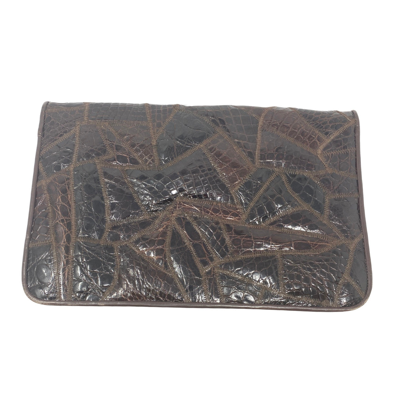 Outlets Varon vintage snakeskin clutch handbag