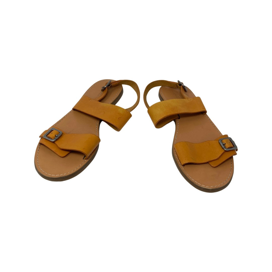 Madewell Buckled Strap Flat Sandal-Front