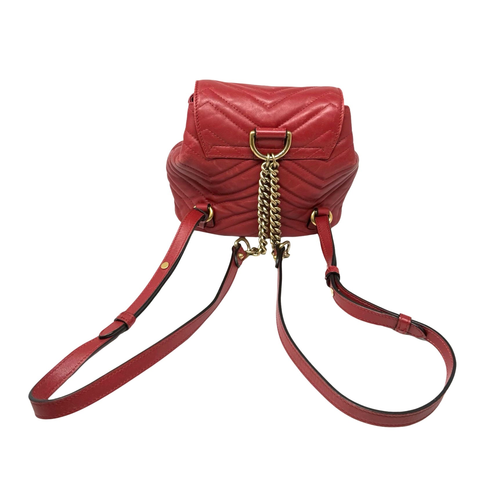 Gucci GG Marmont Matelasse Flap Backpack