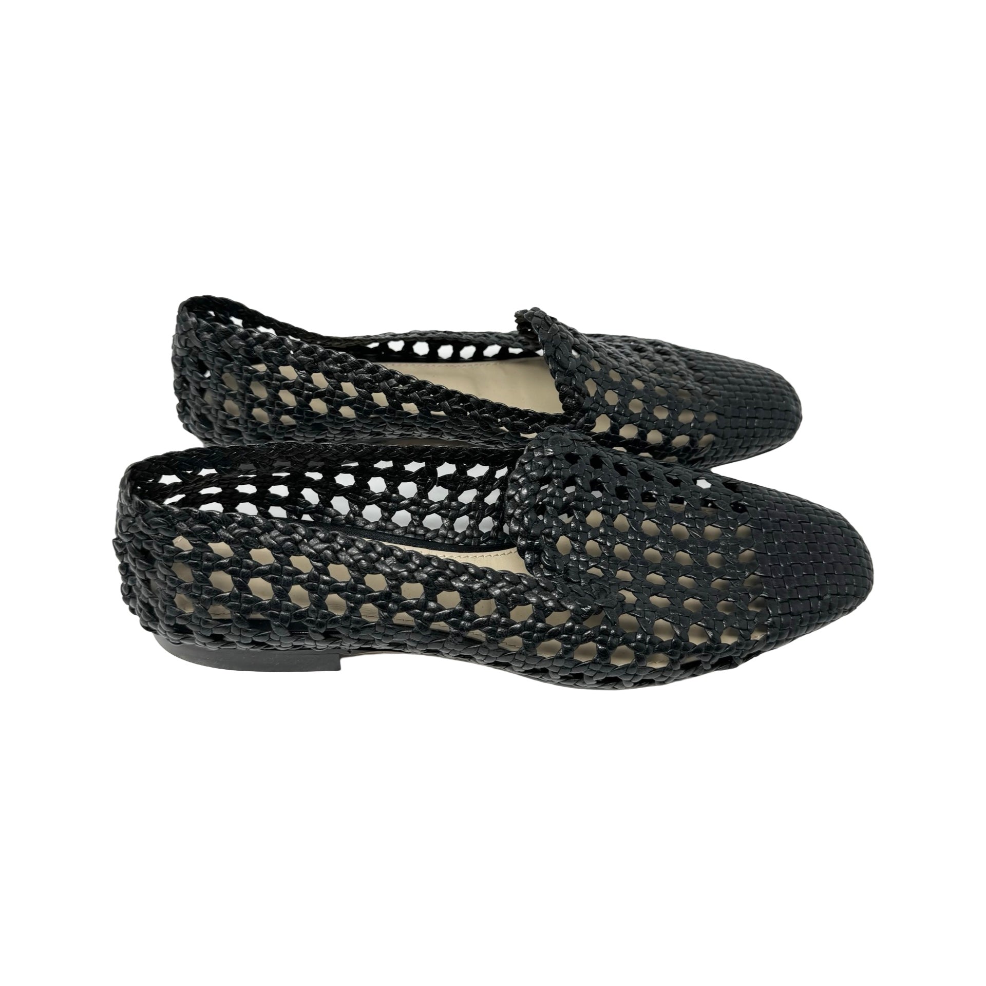 Theory Leather Cut Out Flats